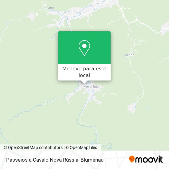 Passeios a Cavalo Nova Rússia mapa