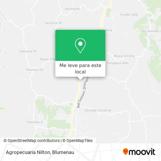 Agropecuaria Nilton mapa