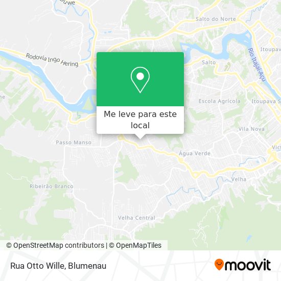 Rua Otto Wille mapa