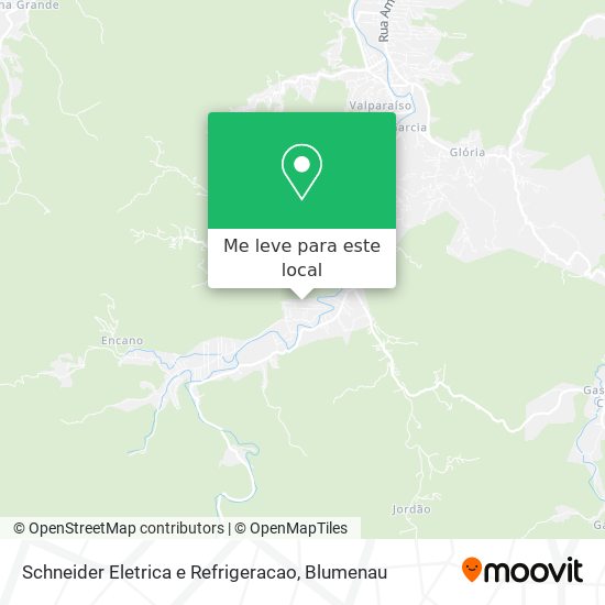 Schneider Eletrica e Refrigeracao mapa