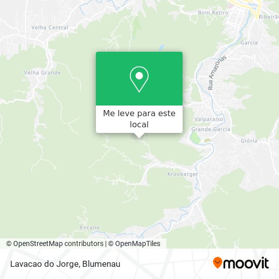 Lavacao do Jorge mapa