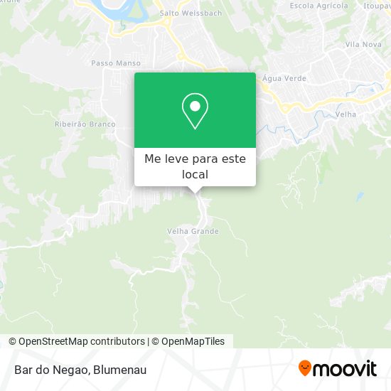 Bar do Negao mapa