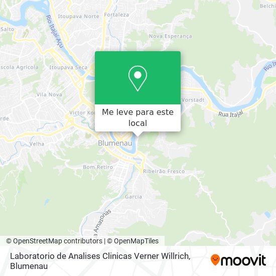 Laboratorio de Analises Clinicas Verner Willrich mapa