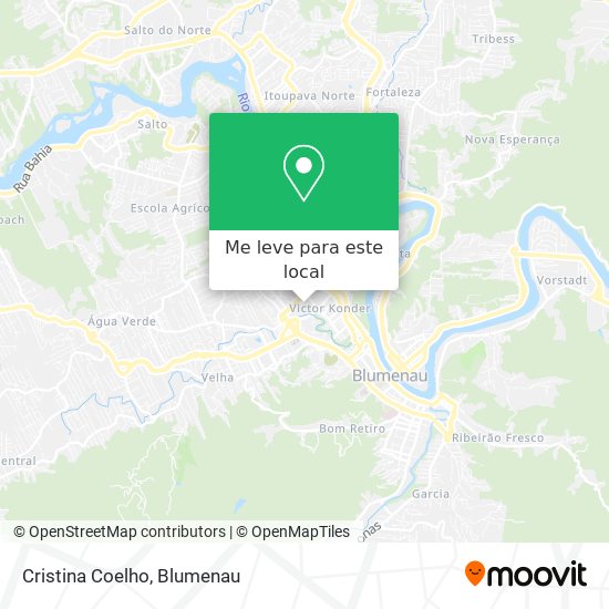 Cristina Coelho mapa