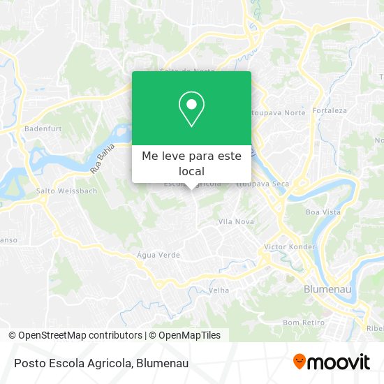Posto Escola Agricola mapa