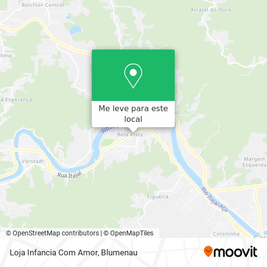 Loja Infancia Com Amor mapa