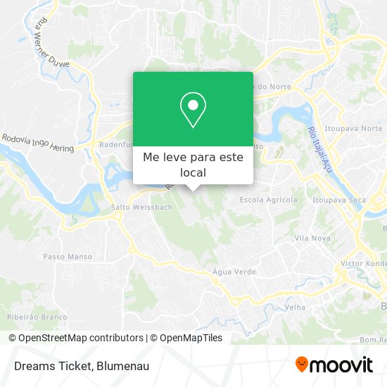Dreams Ticket mapa