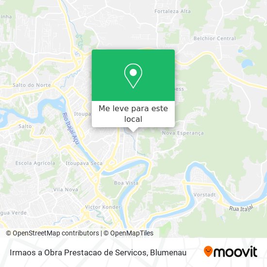 Irmaos a Obra Prestacao de Servicos mapa