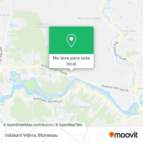 Indalumi Vidros mapa