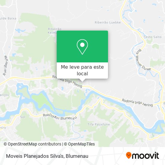 Moveis Planejados Silva's mapa