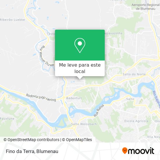 Fino da Terra mapa