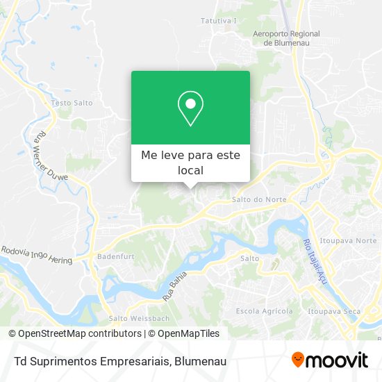 Td Suprimentos Empresariais mapa