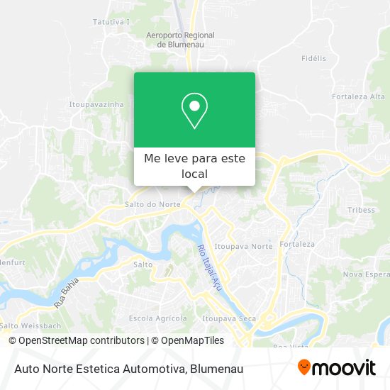 Auto Norte Estetica Automotiva mapa