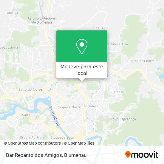 Bar Recanto dos Amigos mapa