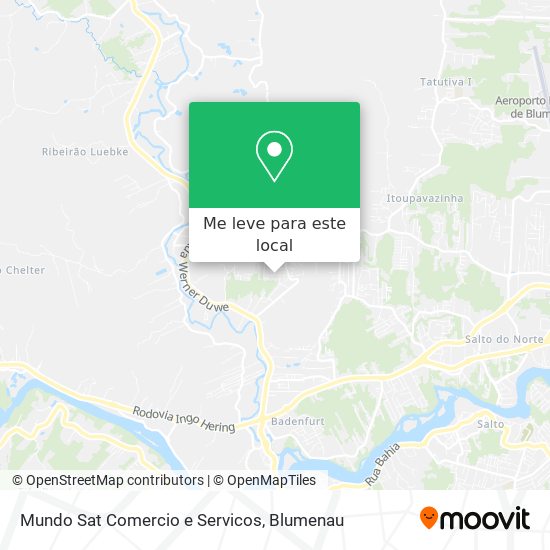 Mundo Sat Comercio e Servicos mapa