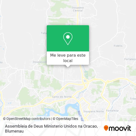 Assembleia de Deus Ministerio Unidos na Oracao mapa