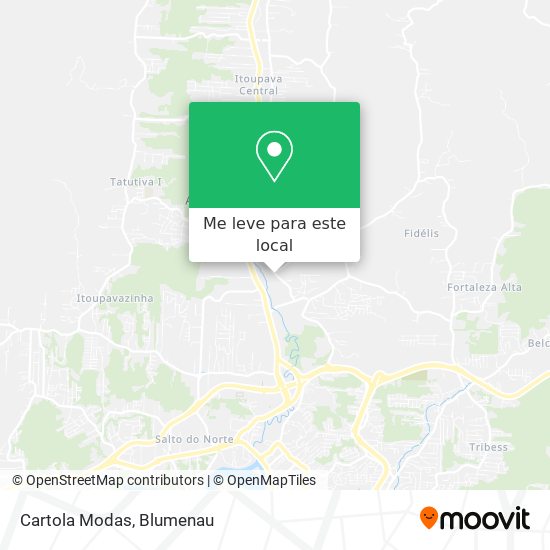 Cartola Modas mapa