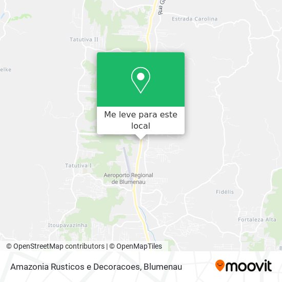 Amazonia Rusticos e Decoracoes mapa