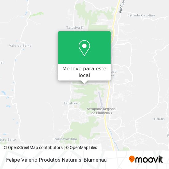Felipe Valerio Produtos Naturais mapa