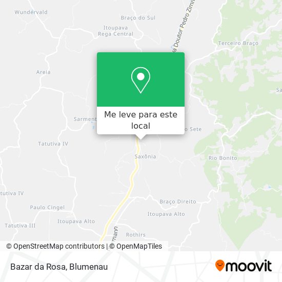 Bazar da Rosa mapa