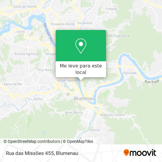 Rua das Missões 455 mapa