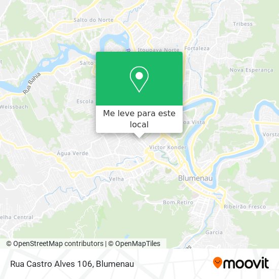 Rua Castro Alves 106 mapa