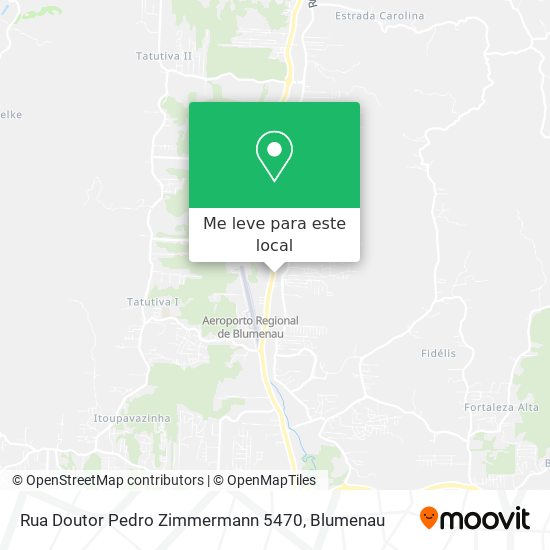 Rua Doutor Pedro Zimmermann 5470 mapa