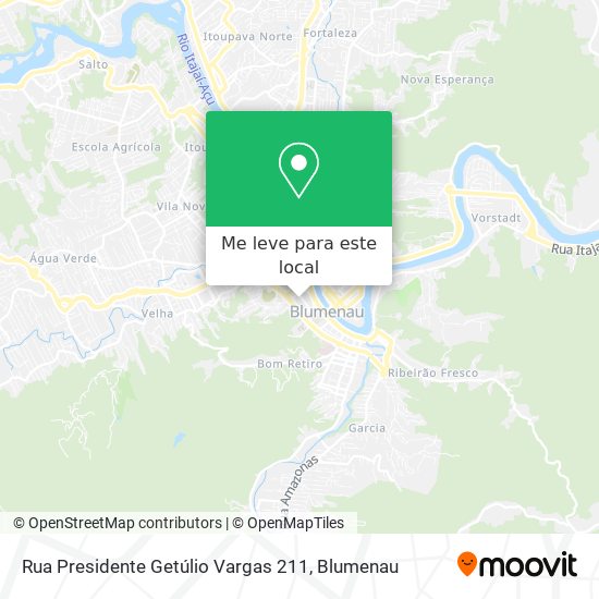 Rua Presidente Getúlio Vargas 211 mapa