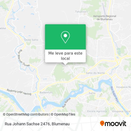 Rua Johann Sachse 2476 mapa
