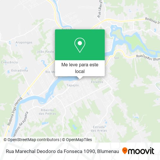 Rua Marechal Deodoro da Fonseca 1090 mapa