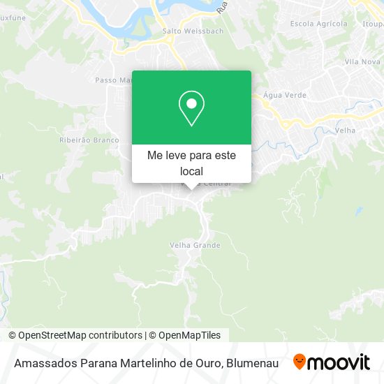 Amassados Parana Martelinho de Ouro mapa