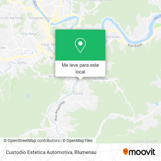 Custodio Estetica Automotiva mapa