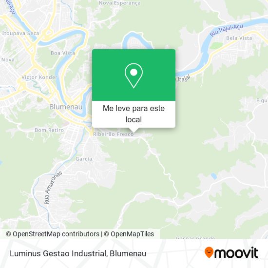 Luminus Gestao Industrial mapa