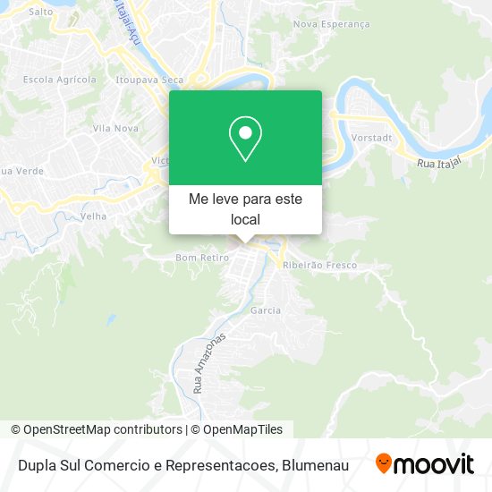 Dupla Sul Comercio e Representacoes mapa