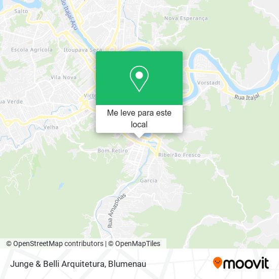 Junge & Belli Arquitetura mapa