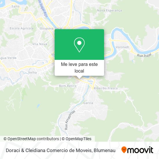 Doraci & Cleidiana Comercio de Moveis mapa