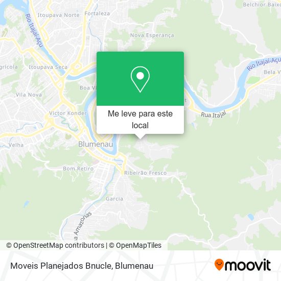 Moveis Planejados Bnucle mapa