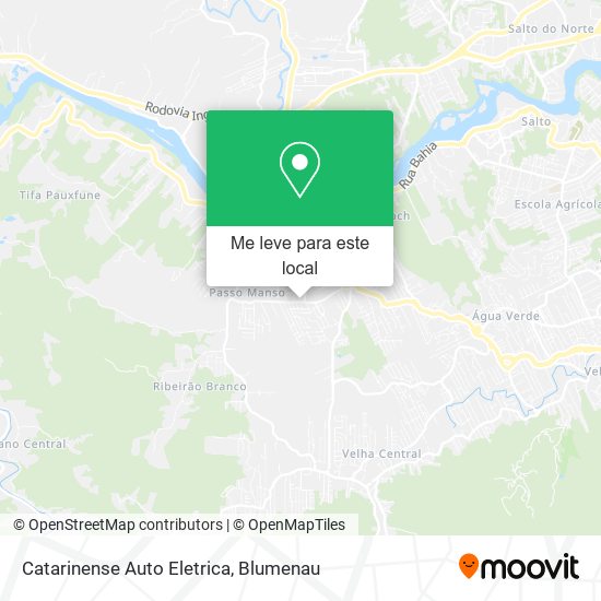 Catarinense Auto Eletrica mapa