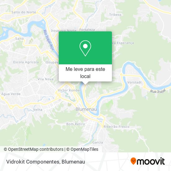 Vidrokit Componentes mapa