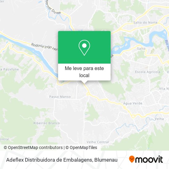 Adeflex Distribuidora de Embalagens mapa