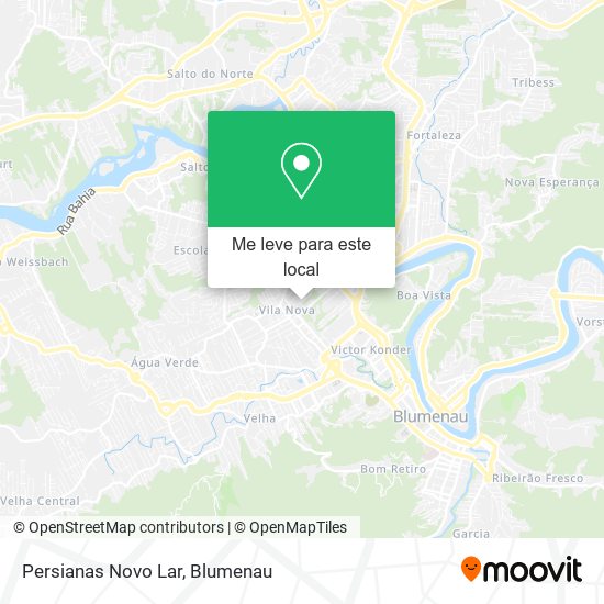 Persianas Novo Lar mapa