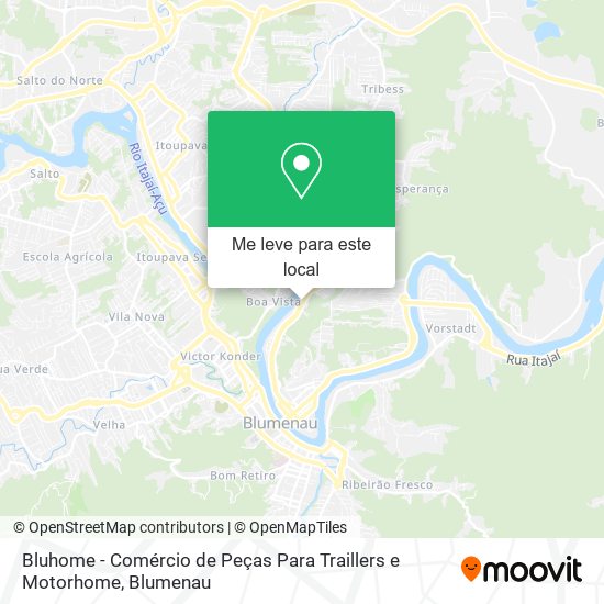 Bluhome - Comércio de Peças Para Traillers e Motorhome mapa