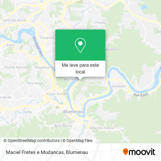 Maciel Fretes e Mudancas mapa