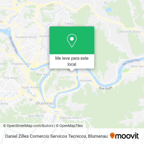 Daniel Zilles Comercio Servicos Tecnicos mapa