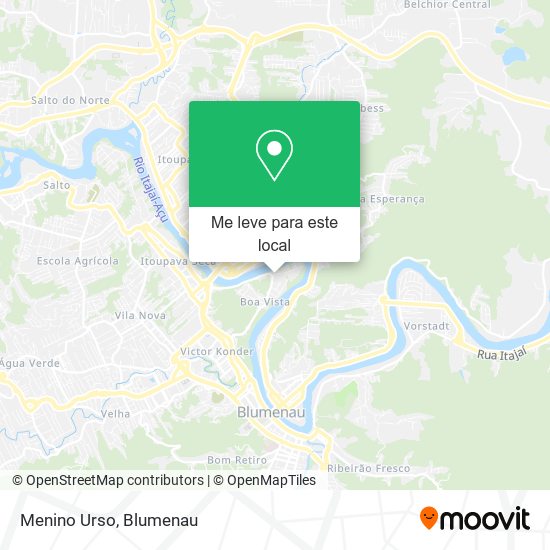 Menino Urso mapa