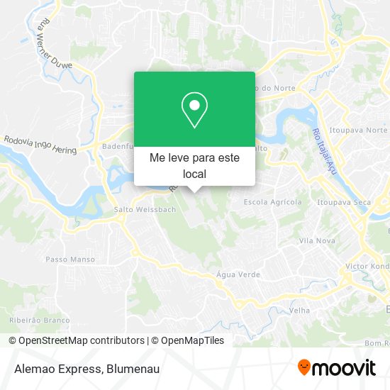 Alemao Express mapa