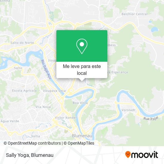 Sally Yoga mapa