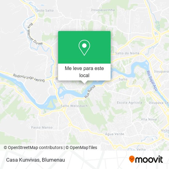 Casa Kunvivas mapa