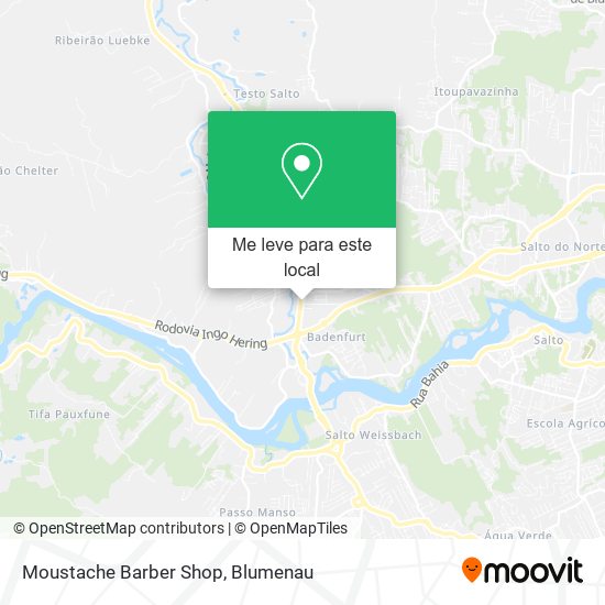 Moustache Barber Shop mapa