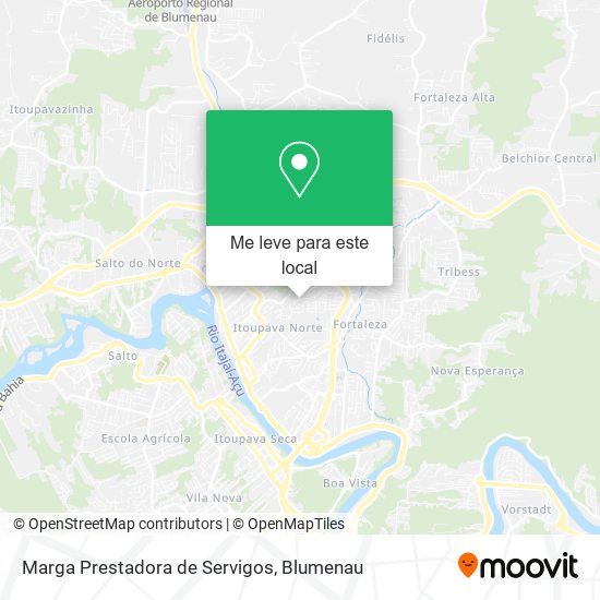 Marga Prestadora de Servigos mapa